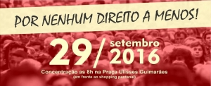 Em Dia Nacional de Paralisação, trabalhadores de Cuiabá realizam ato público na Praça Ulisses Guimarães