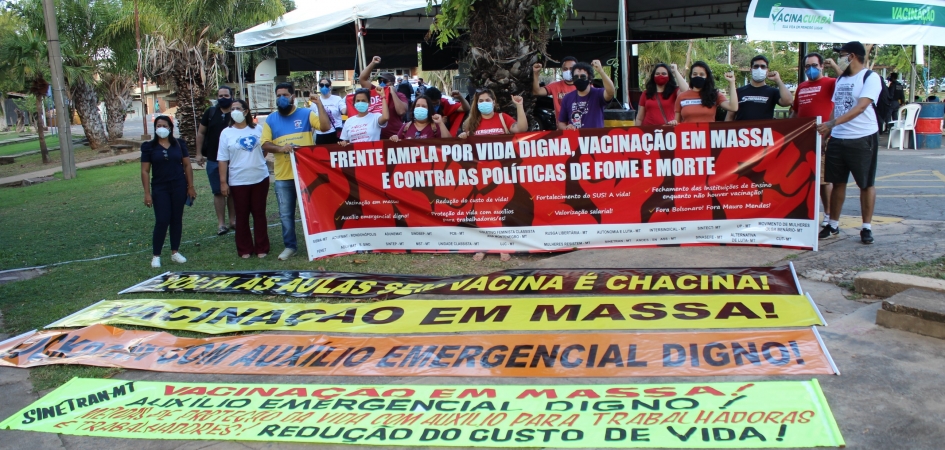 “Todos nós merecemos viver”- Ato na UFMT marca lançamento de Manifesto em defesa da Vida em Mato Grosso