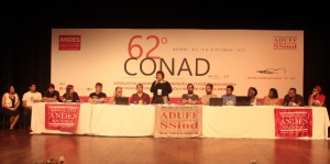 Docentes de todo o país debatem a luta contra as reformas e outros ataques sociais durante o 62º Conad