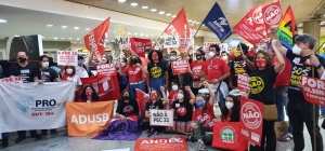 Dia do Servidor Público marca sexta semana seguida de mobilização contra a PEC 32 em Brasília