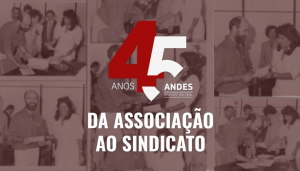 ANDES-SN 45 anos: um Sindicato constru&iacute;do pela base