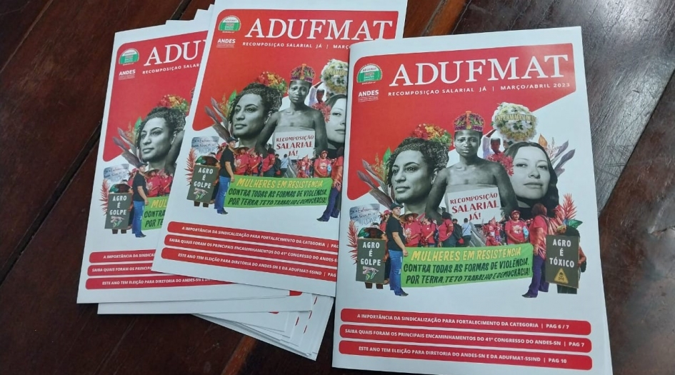 Adufmat-Ssind lança jornal de Março e Abril