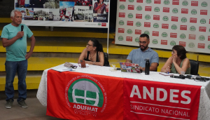 Assembleia Geral da Adufmat-Ssind debate conjuntura, a&ccedil;&otilde;es coletivas e indica delega&ccedil;&atilde;o para 16&ordm; Conad Extraordin&aacute;rio