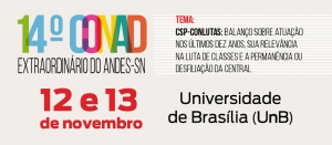 14º Conad Extraordinário do ANDES-SN será realizado em novembro