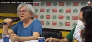 Na Adufmat-Ssind, professora Maria Orlanda Pinassi fala sobre “Amazônia: vórtice da crise estrutural do capital”