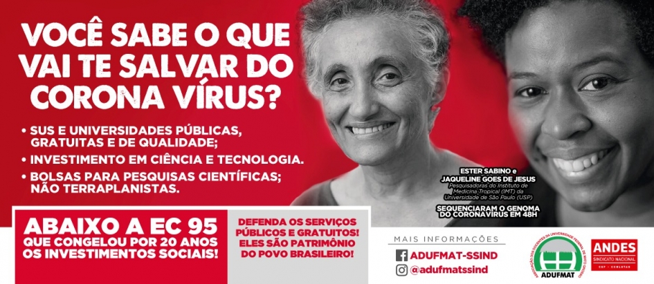 Lavar as mãos, defender o SUS e a Universidade Pública: em Cuiabá, professores da UFMT vão a terminais de ônibus falar sobre como vencer o coronavírus