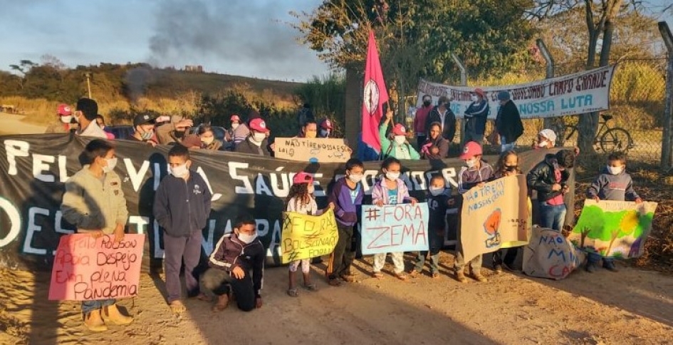 Adufmat-Ssind é solidária aos trabalhadores que sofrem despejo no Acampamento Quilombo Campo Grande, em Minas Gerais