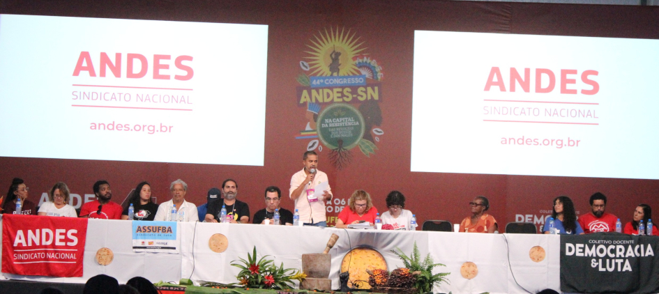 Come&ccedil;a o 44&ordm; Congresso do Andes-Sindicato Nacional na UFBA, em Salvador