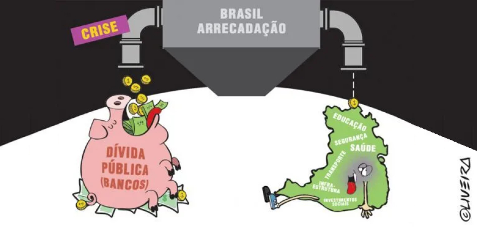 Dinheiro tem: compromisso dos governos com D&iacute;vida P&uacute;blica &eacute; um dos entraves &agrave; melhoria dos servi&ccedil;os p&uacute;blicos e valoriza&ccedil;&atilde;o dos servidores