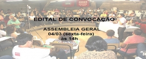 EDITAL DE CONVOCAÇÃO - ASSEMBLEIA GERAL DA ADUFMAT- Ssind