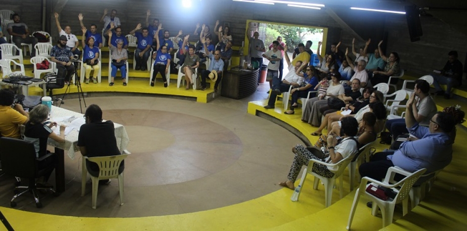 Processos jurídicos, Consepe e prestação de contas da Adufmat-Ssind voltam a pauta de assembleia geral realizada nessa segunda-feira, 16/07