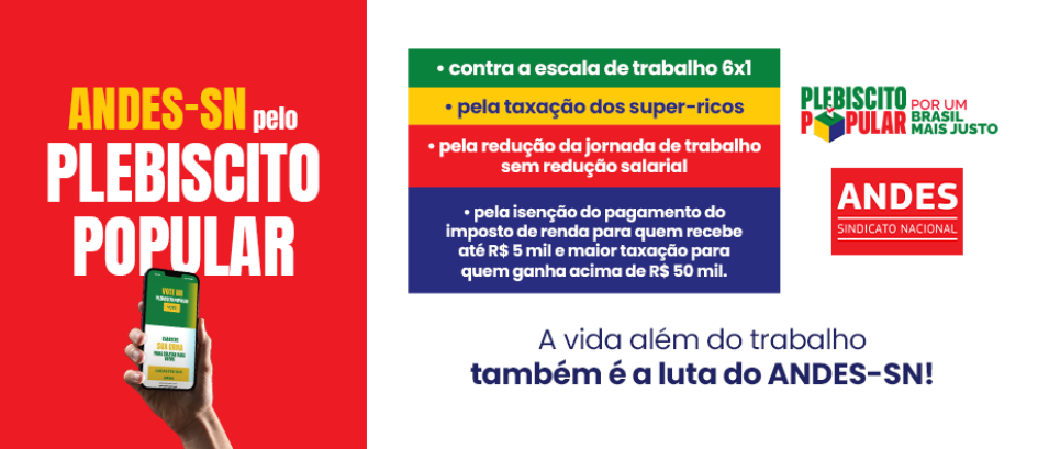 Participe da Votação do Plebiscito Popular que mobiliza população pelo fim da escala 6x1