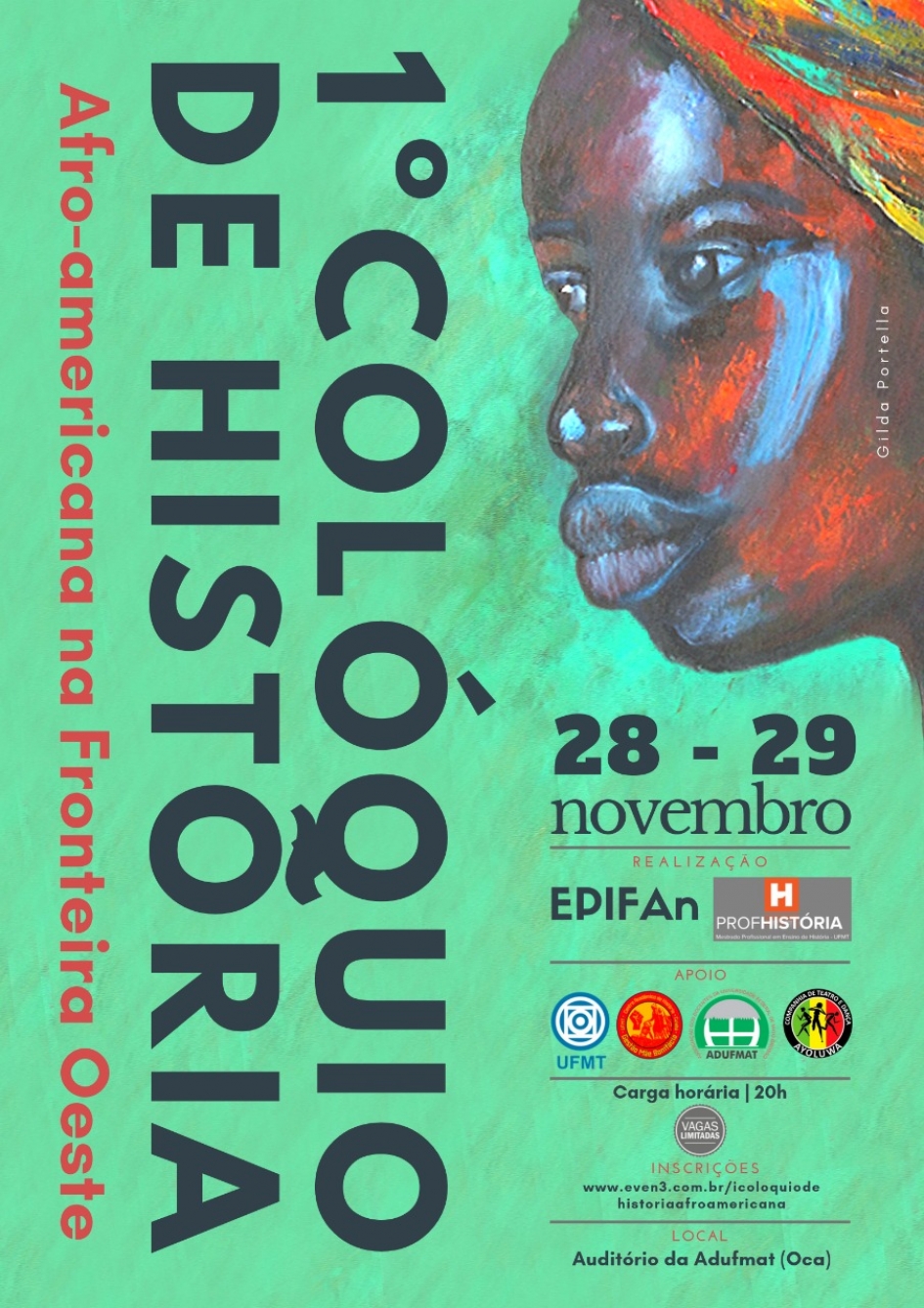 CONVITE: I Colóquio de História afro-americana da Fronteira Oeste - 28 e 29/11/19