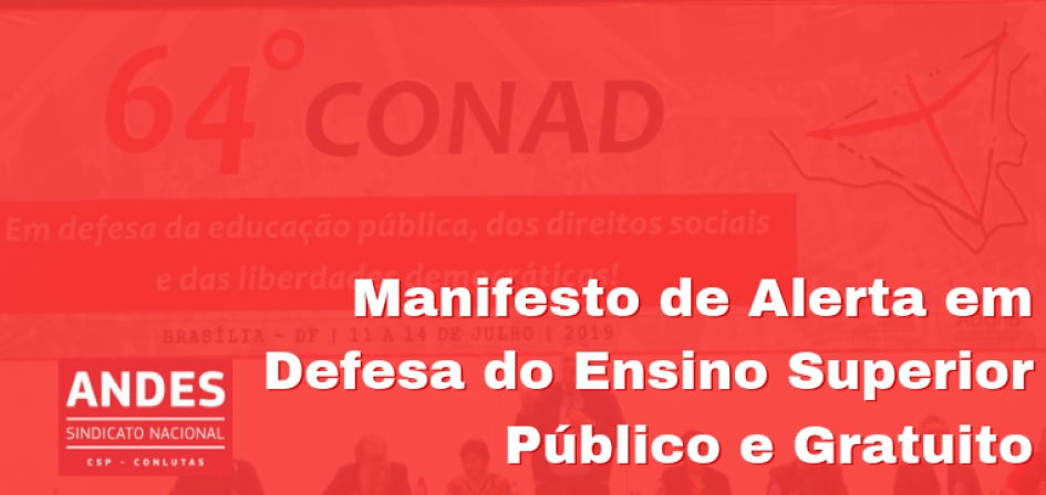 Manifesto de alerta em “Defesa do Ensino Superior Público e Gratuito”