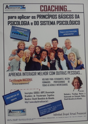Divulgação: coaching para aplicar princípios básicos da Psicologa e do Sistema Psicológico