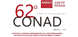 Docentes de todo o país se reúnem em Niterói (RJ) para o 62º Conad do ANDES-SN