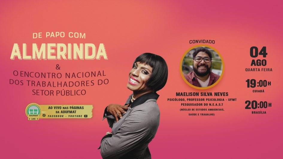 Quarta-feira, 04/08, tem De Papo com Almerinda ao vivo, às 19h