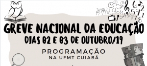 Programação da Greve Nacional da Educação na UFMT
