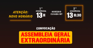 ATENÇÃO: a próxima Assembleia Geral da Adufmat-Ssind começará mais cedo