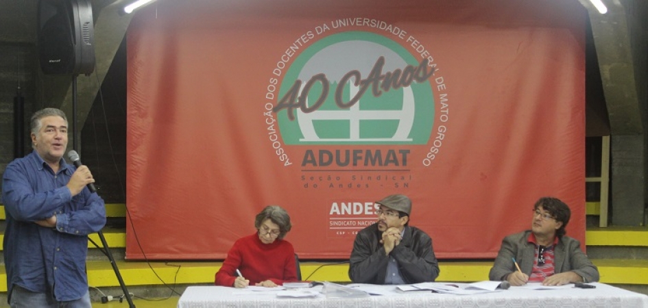 Assembleia geral delibera sobre conjuntura e delegação da Adufmat-Ssind para o 63º Conad