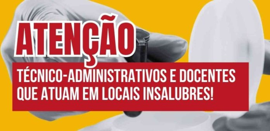 Sintuf-MT e Adufmat-Ssind convocam servidores da UFMT para reunião ampliada sobre laudos de insalubridade na próxima semana