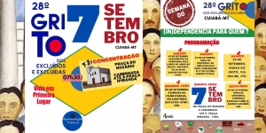 Grito dos Excluídos de Cuiabá terá caminhada no dia 07/09 e outras atividades; confira a programação